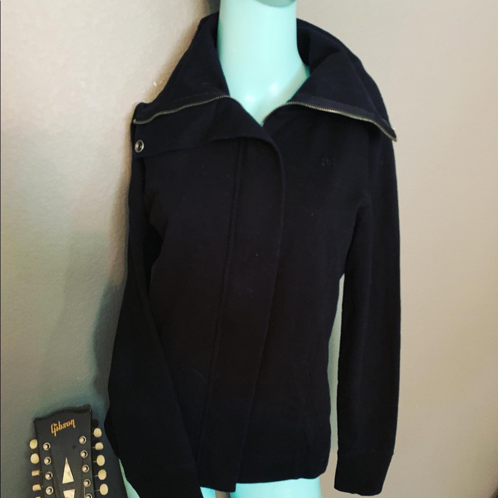 🖤Worn once Like new Banana Republic Cotton Jacket SUPER soft and warm zip up M